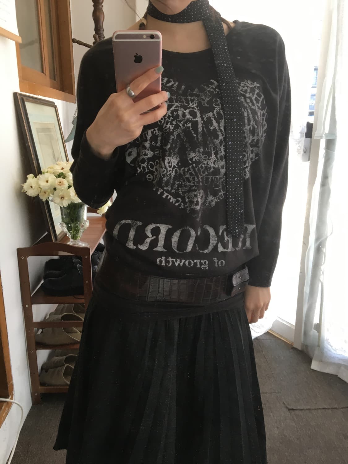 갸루 펑크 빈티지 코디세트 3pcs 상품이미지4