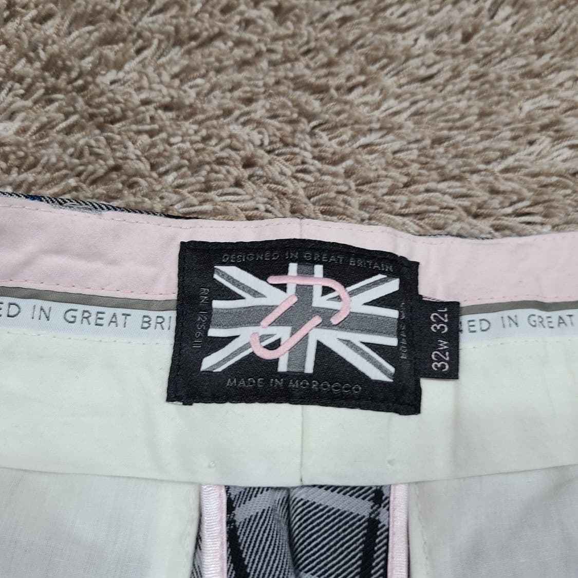 이안폴터디자인 체크 골프바지 32W 상품이미지7