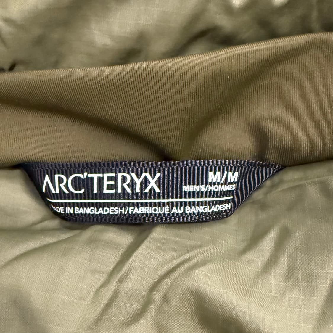 [정품/M] 아크테릭스 아톰 자켓 카키 b8 상품이미지7