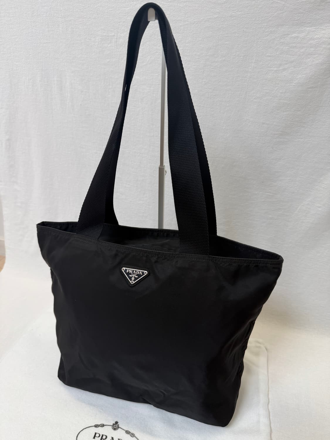 정품 프라다 포코노 나일론 블랙 대용량 토트백 숄더백 상품이미지2