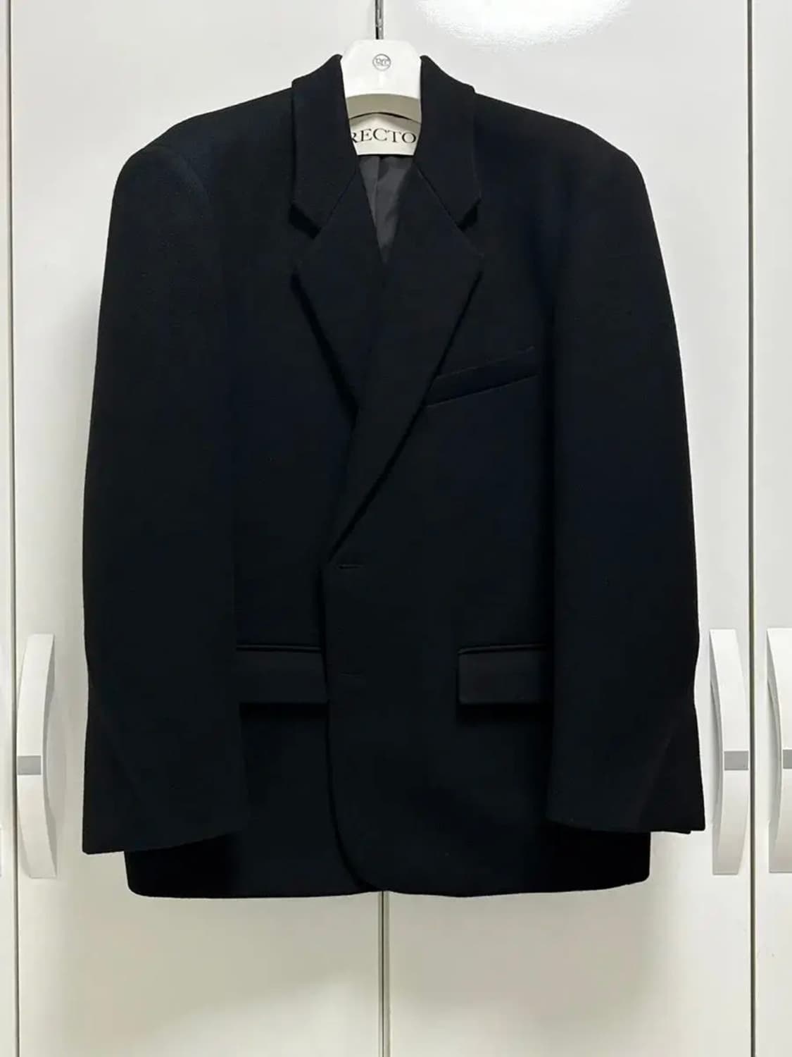 렉토 싱글 오버사이즈 울 자켓 M 상품이미지2