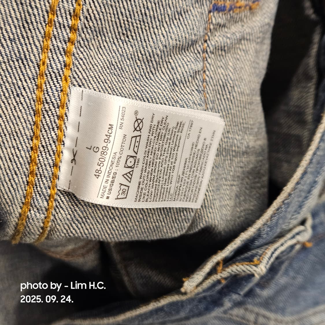 GAP 갭 데님 청자켓 트러커 상품이미지5