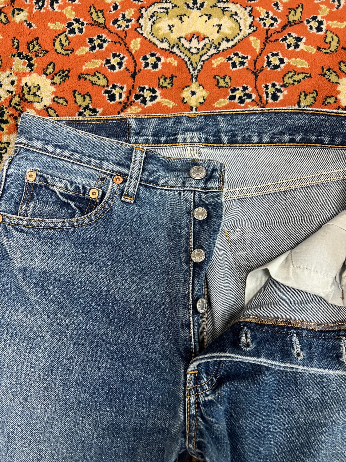 [28] LEVI'S 리바이스 501 스트레이트 데님팬츠 상품이미지3