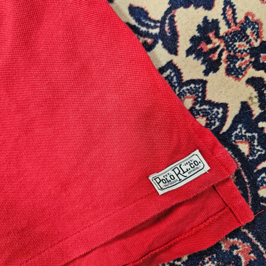 폴로랄프로렌 워싱로고 반팔 카라넥 티셔츠  상품이미지3