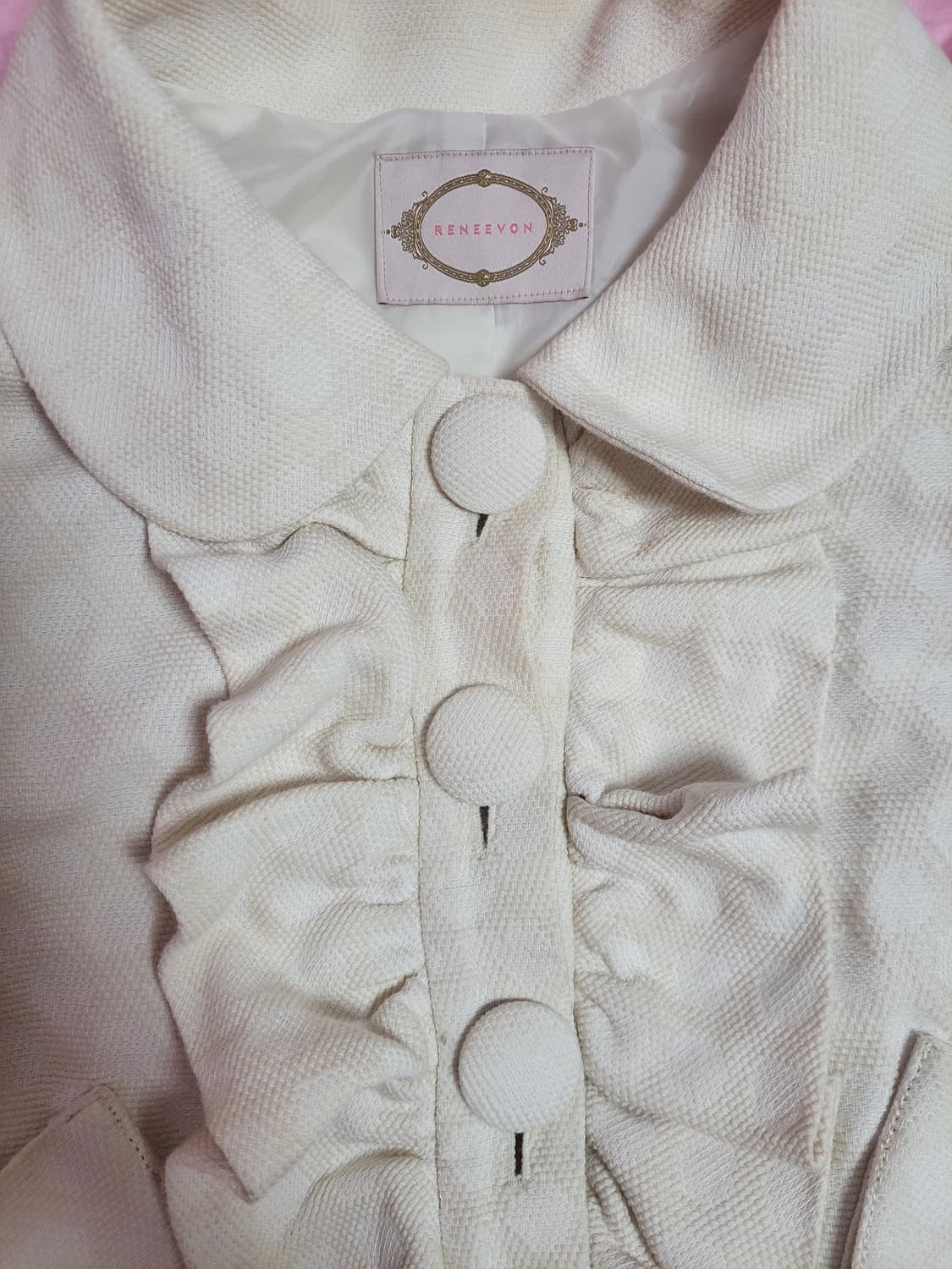 급처상태좋음!레니본 프릴 러플 도트 귀요미 공주 점퍼 자켓 리즈리사st 상품이미지2