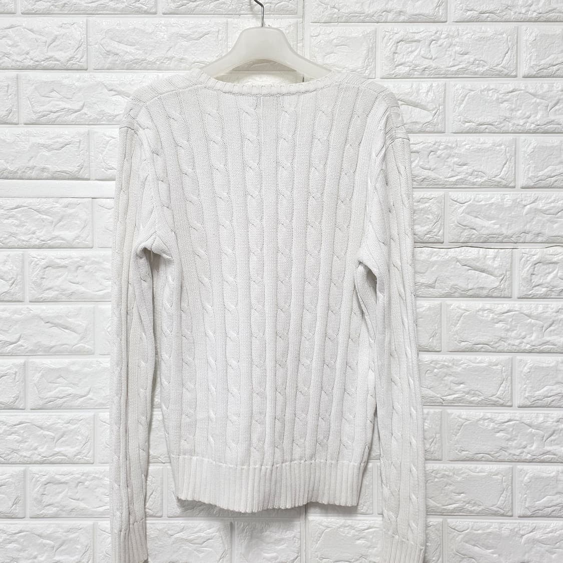 택포// 폴로랄프로렌 케이블 브이넥 니트 S-M 상품이미지4