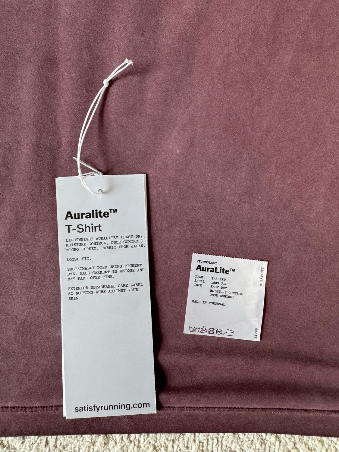 새티스파이 Auralite pigment 티셔츠 L 상품이미지2