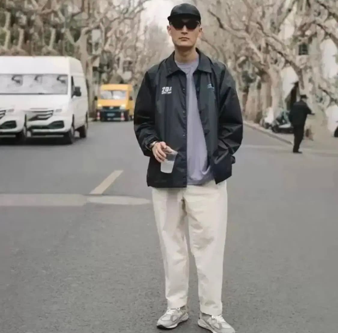 빔즈재팬 치노팬츠 2턱 네이비 사이즈 XL 상품이미지8