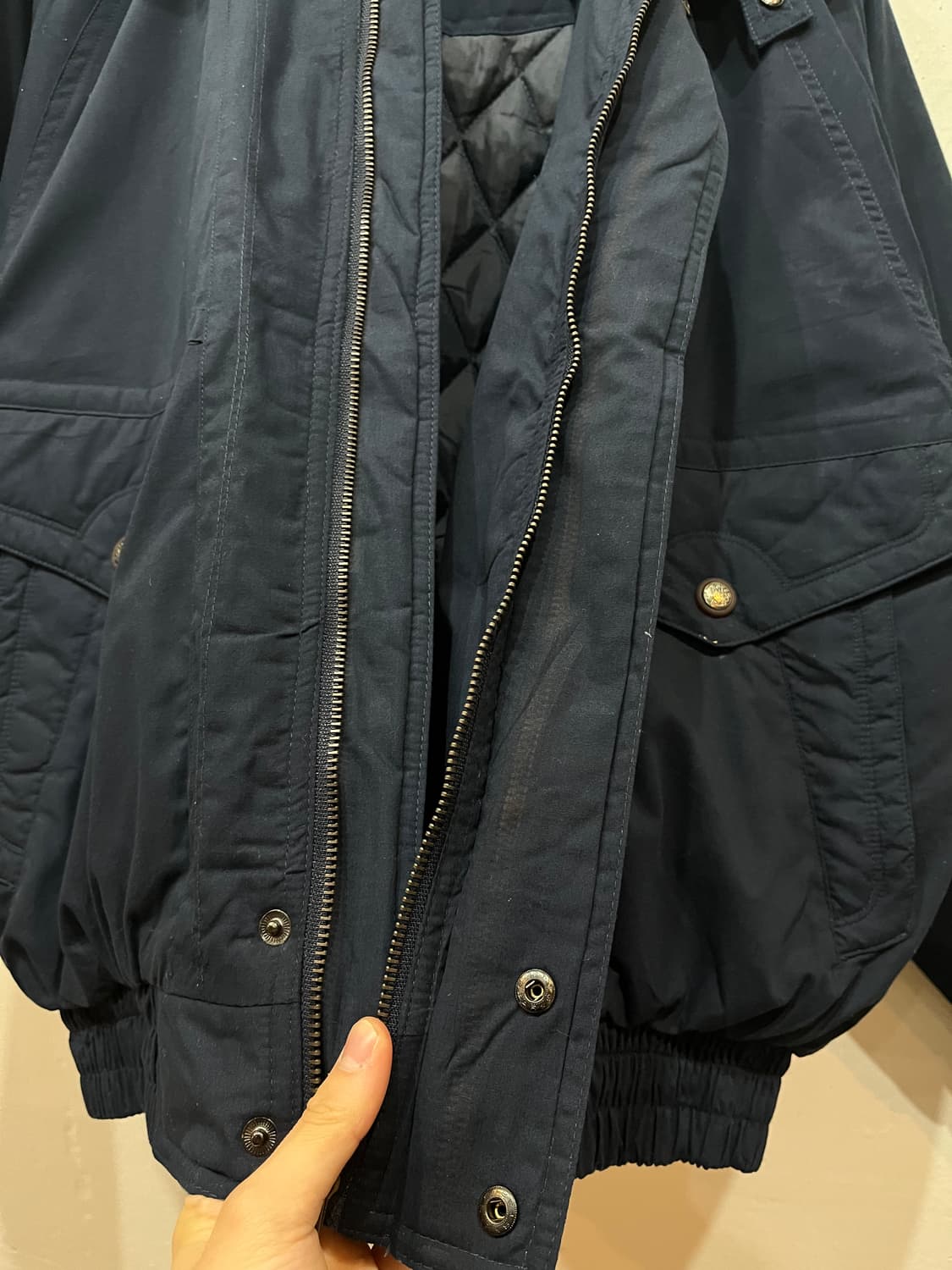 THE MARQUIS JPN 봄버자켓 네이비  상품이미지6