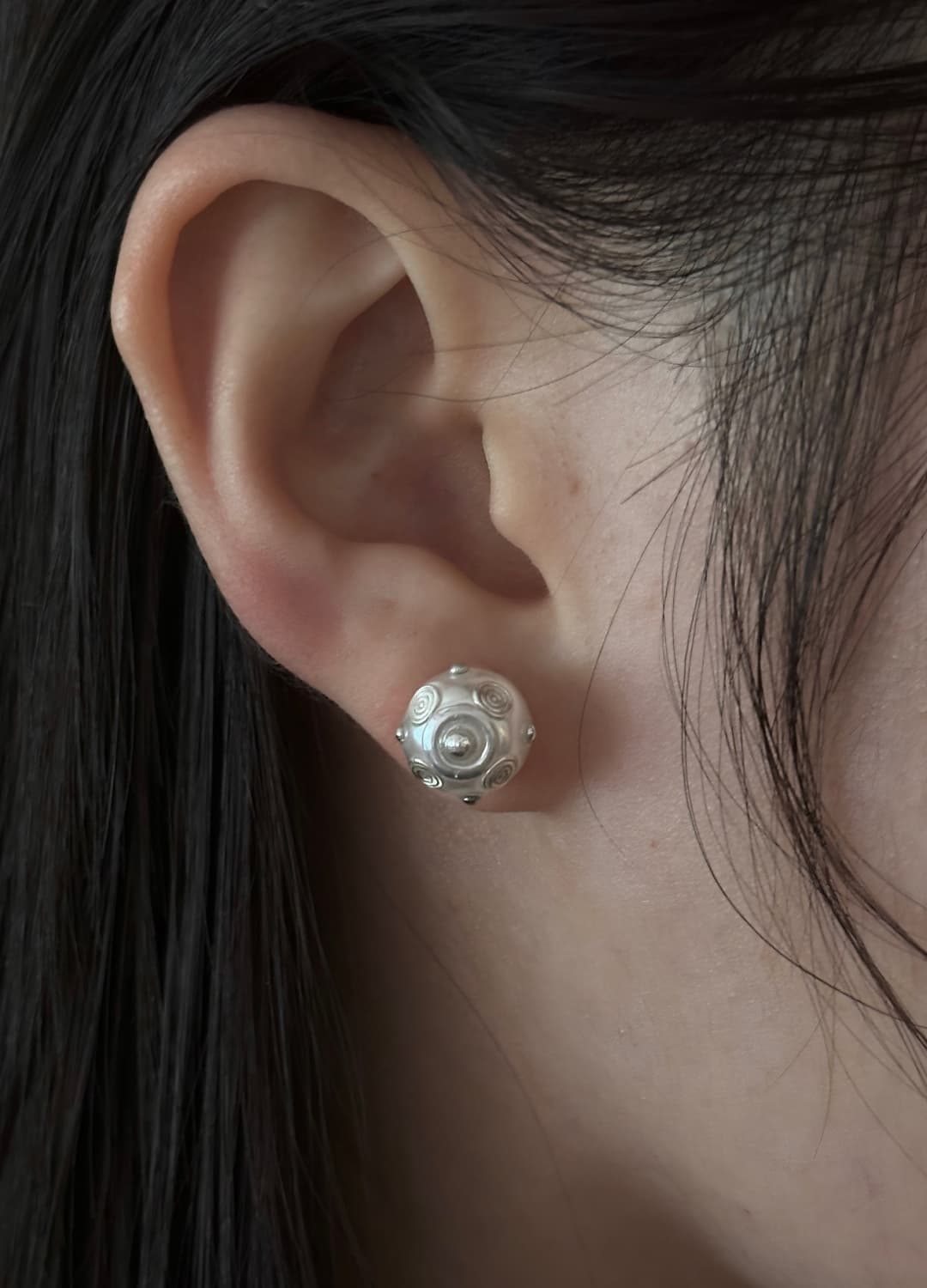 O metal pearl earing 상품이미지5