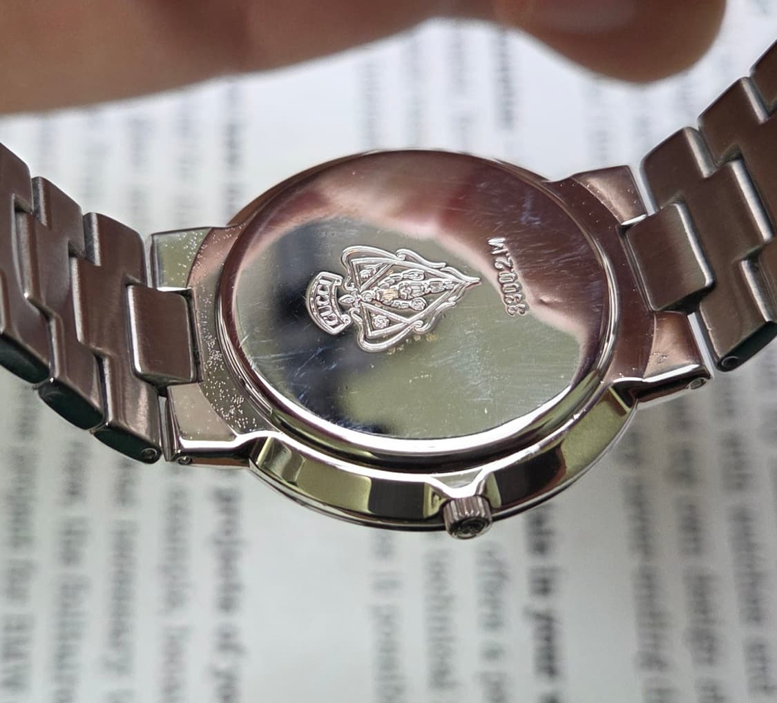 빈티지 구찌 클래식 3300.2.M 샴골판 칼침핸즈 브레이슬릿 ver.
 상품이미지8