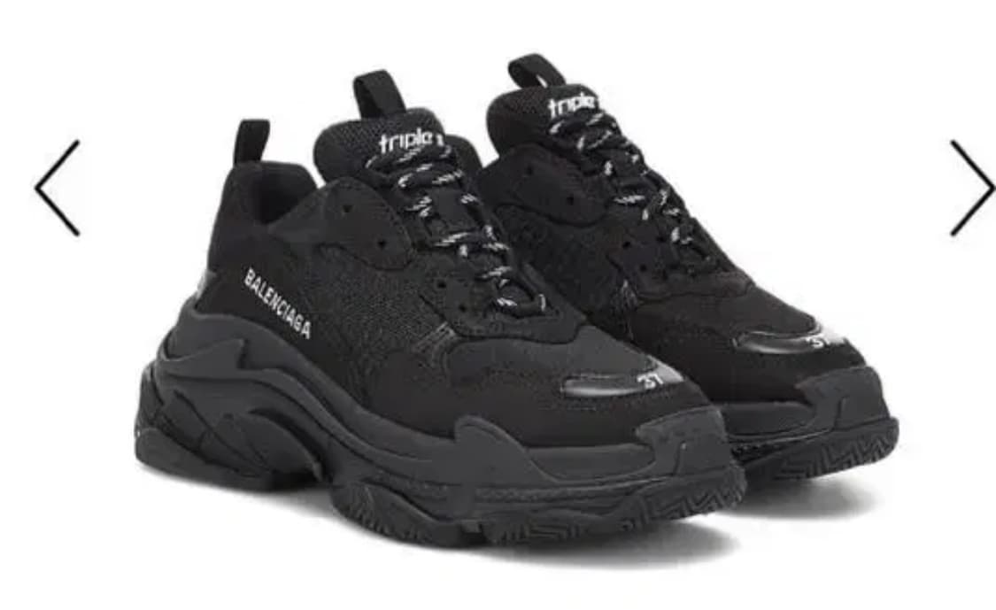 발렌시아가 트리플S 올블랙 37 상품이미지1