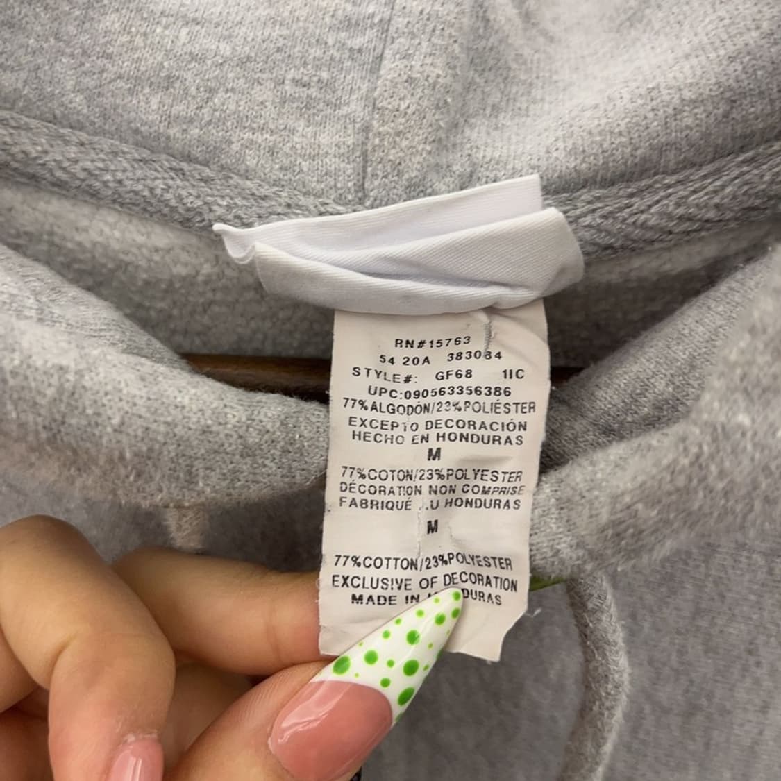 챔피온 리버스위브 빈티지 캐주얼 약기모 후드티 M C09006 상품이미지6