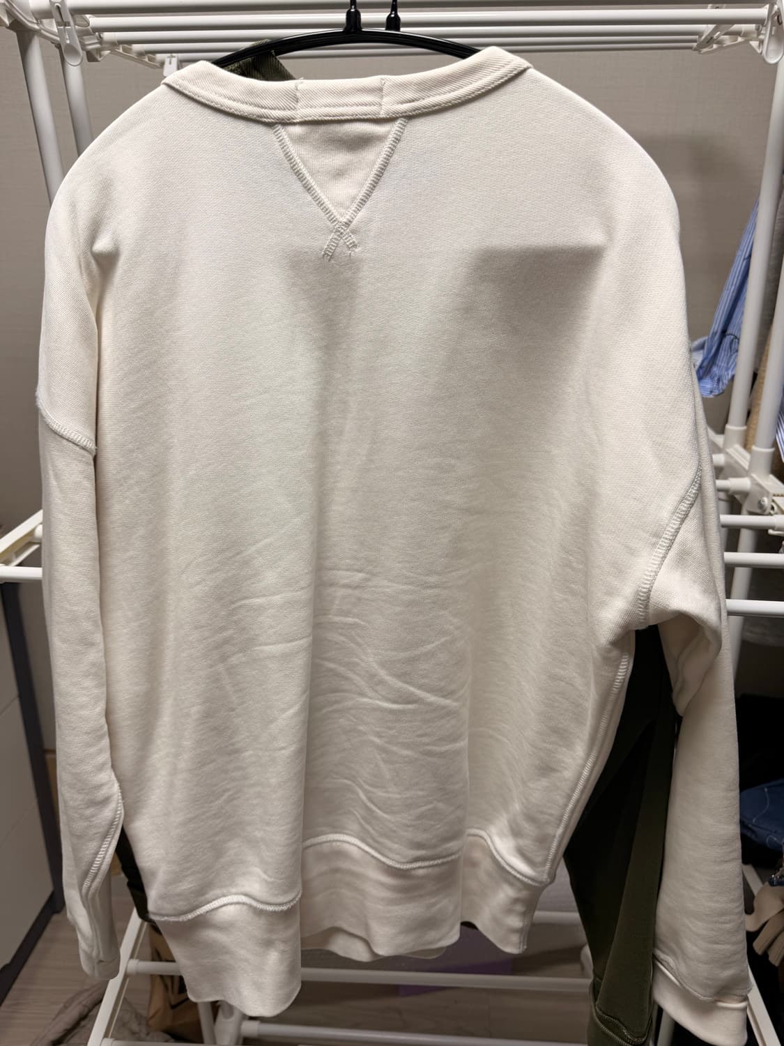 폴로 랄프로렌 빈티지핏 맨투맨 S(카키,아이보리 일괄) 상품이미지2