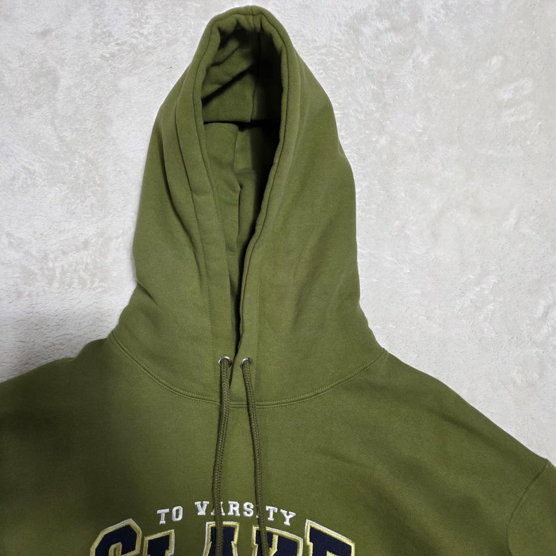 (M)TWN SLAKE 올리브 후드티 상품이미지2