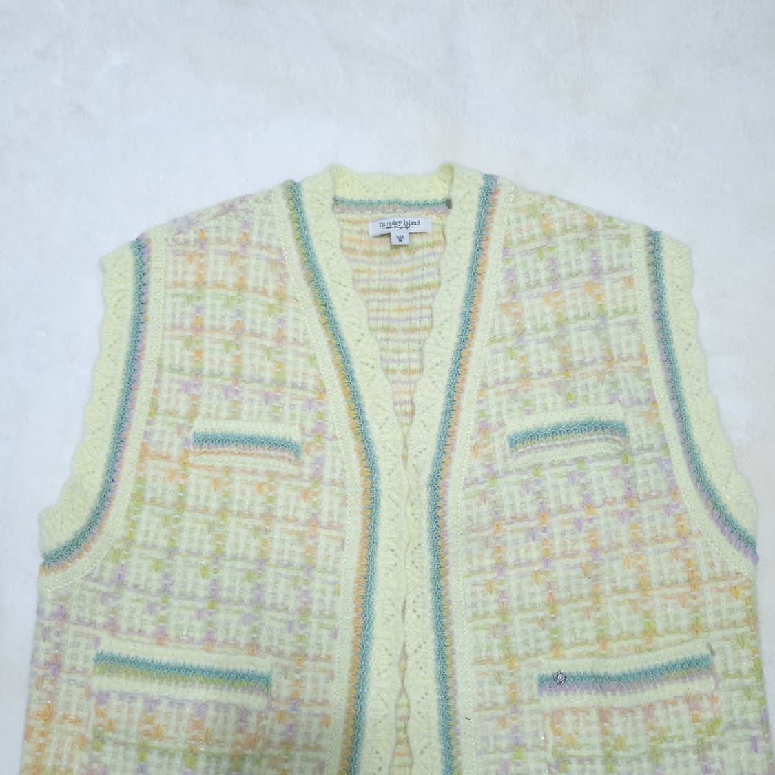 써스데이아일랜드 여성 니트조끼 M 0122 상품이미지2