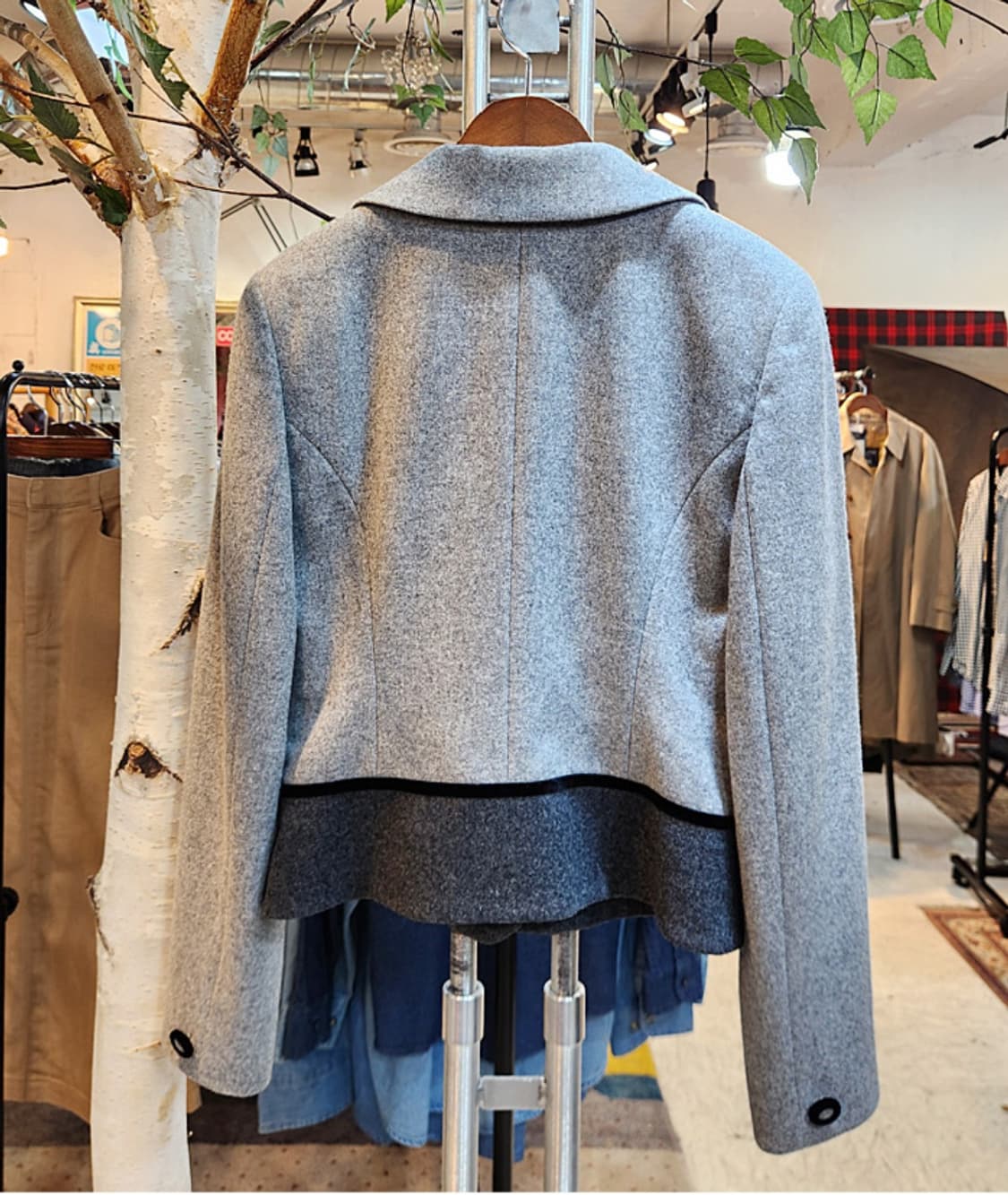 Courreges 꾸레쥬 일본판 울 자켓 + 원피스 셋업 상품이미지4