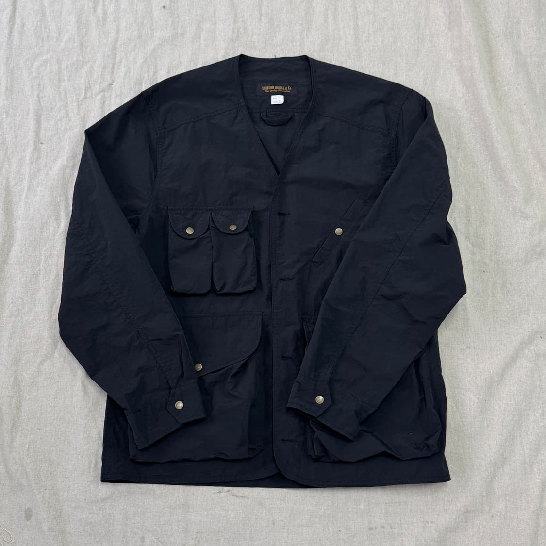 유니폼브릿지 나일론 블랙 밀리터리 자켓 XL 상품이미지1
