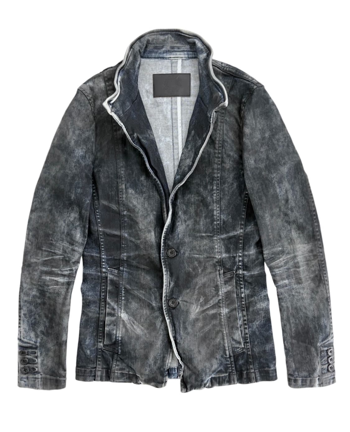 토네이도 마트 더티 워시드 데님 블레이저 자켓 상품이미지3
