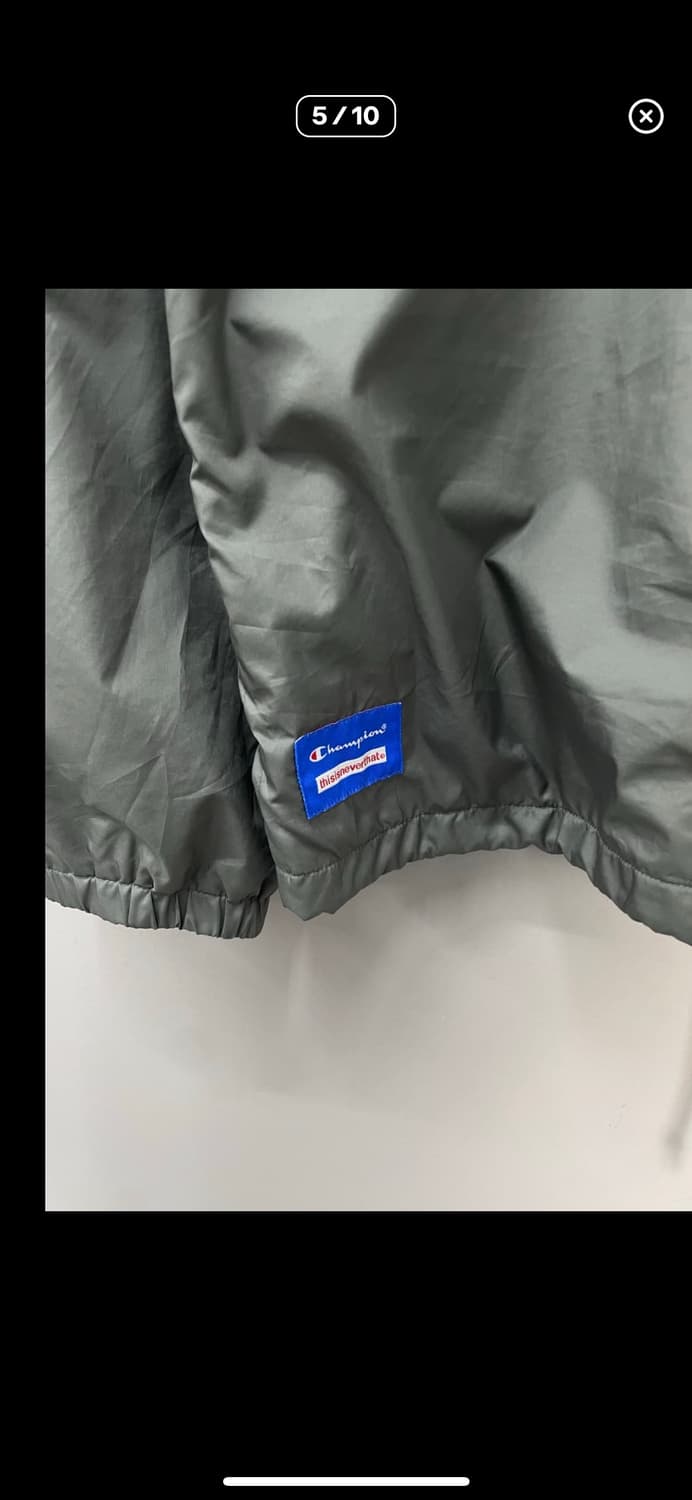 챔피온 X 디스이즈네버댓 22fw 콜라보레이션 코치 재킷 A2417 상품이미지5