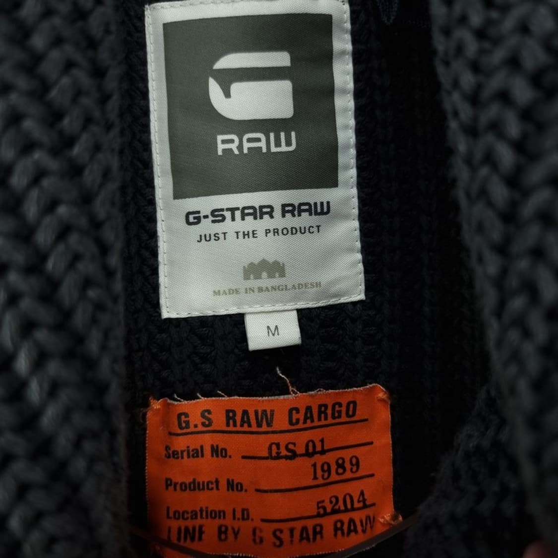 [지스타 로우] 빈티지 가공 슬림핏 숄카라 니트 가디건 M19928 상품이미지9