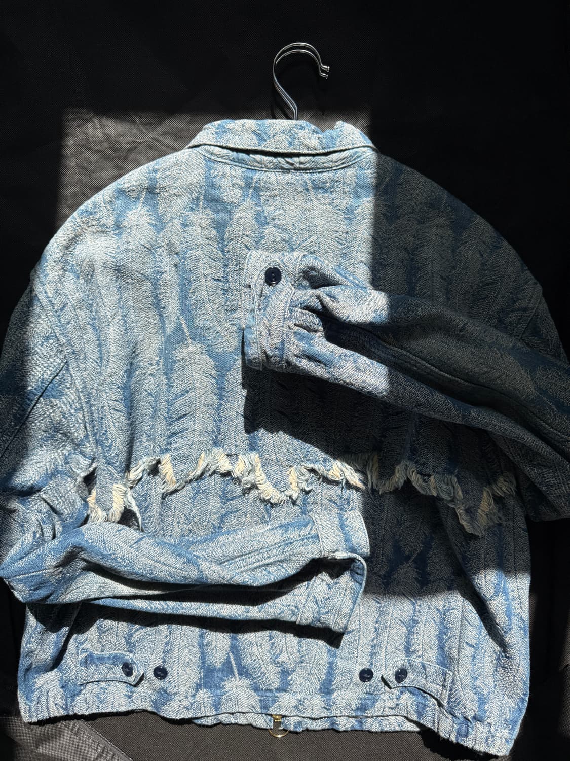 [Kapital] 캐피탈 12온즈 맥파이 데님 드리즐러 자켓 라이트인디고 상품이미지3