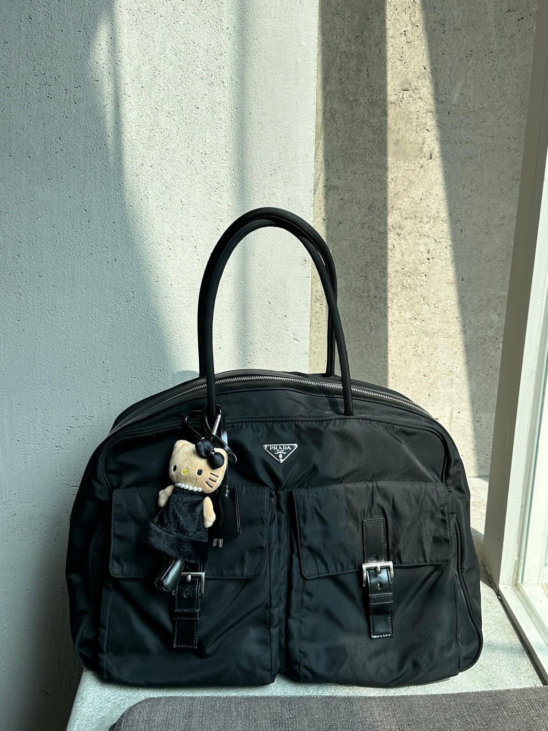 프라나 나일론 포코노 숄더백 토트백 y2k 볼링백 상품이미지3