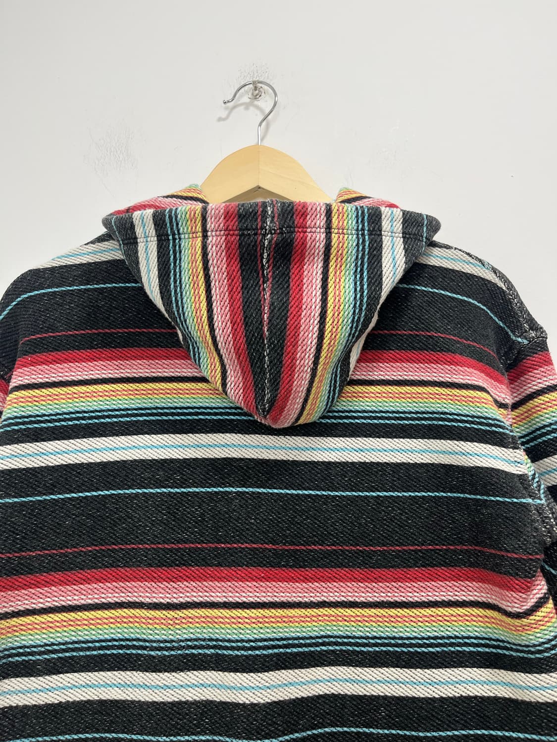 일본 빈티지 에스닉 히피 무지개떡 후드집업 상품이미지8