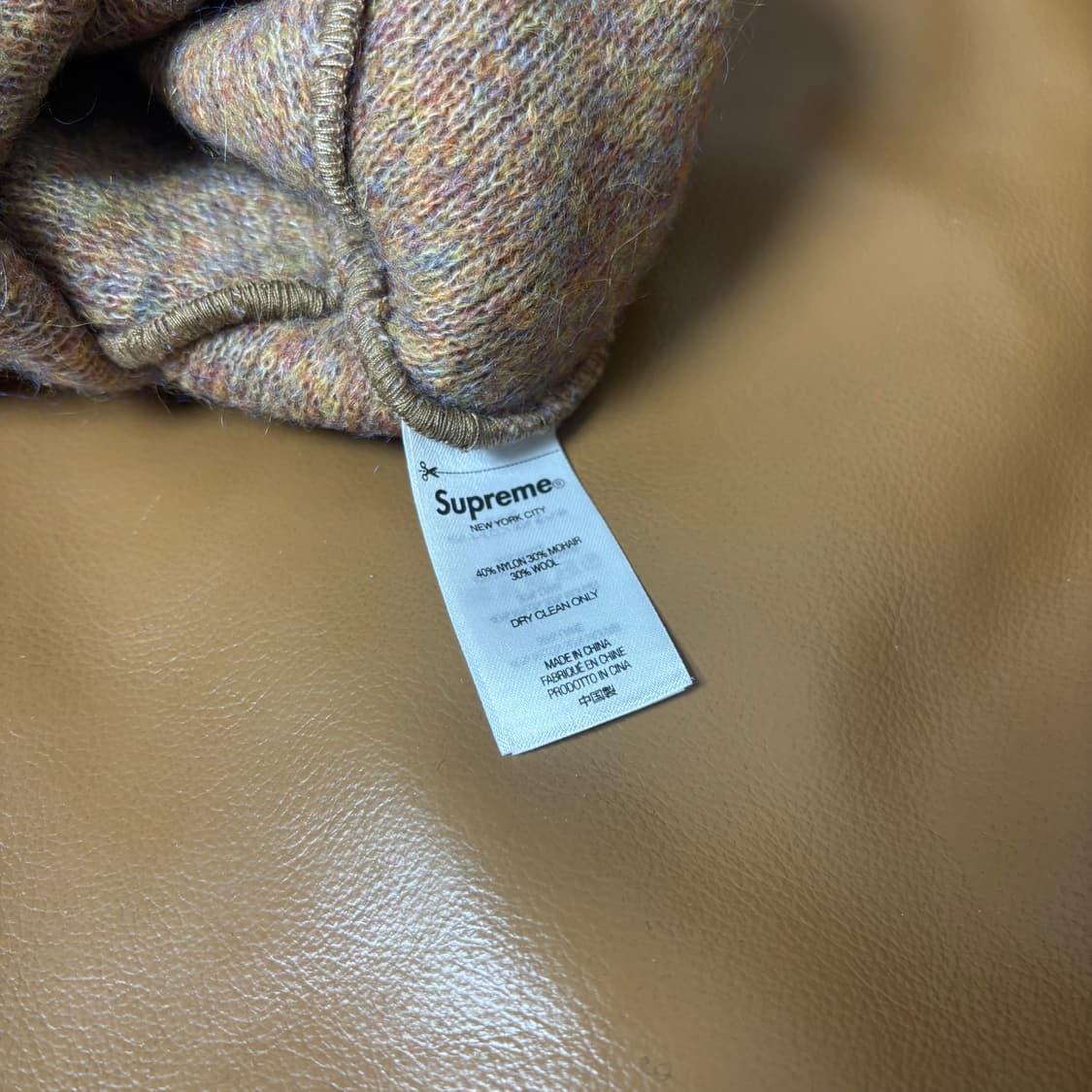 슈프림 비니 모자 모헤어 샌드 상품이미지5