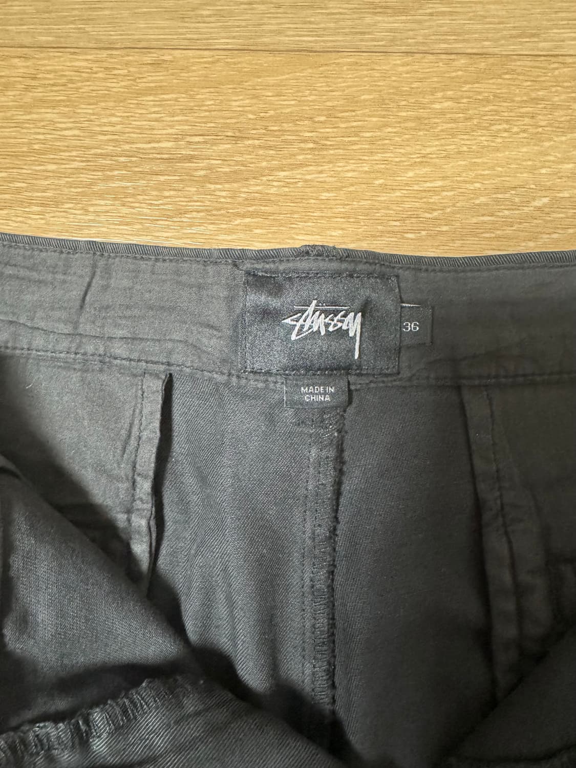 스투시 가먼트다잉 치노팬츠 블랙 상품이미지5