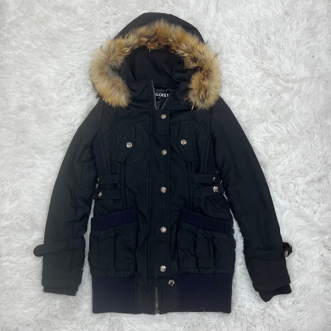 egoist 울프죠 블랙 패딩 상품이미지5