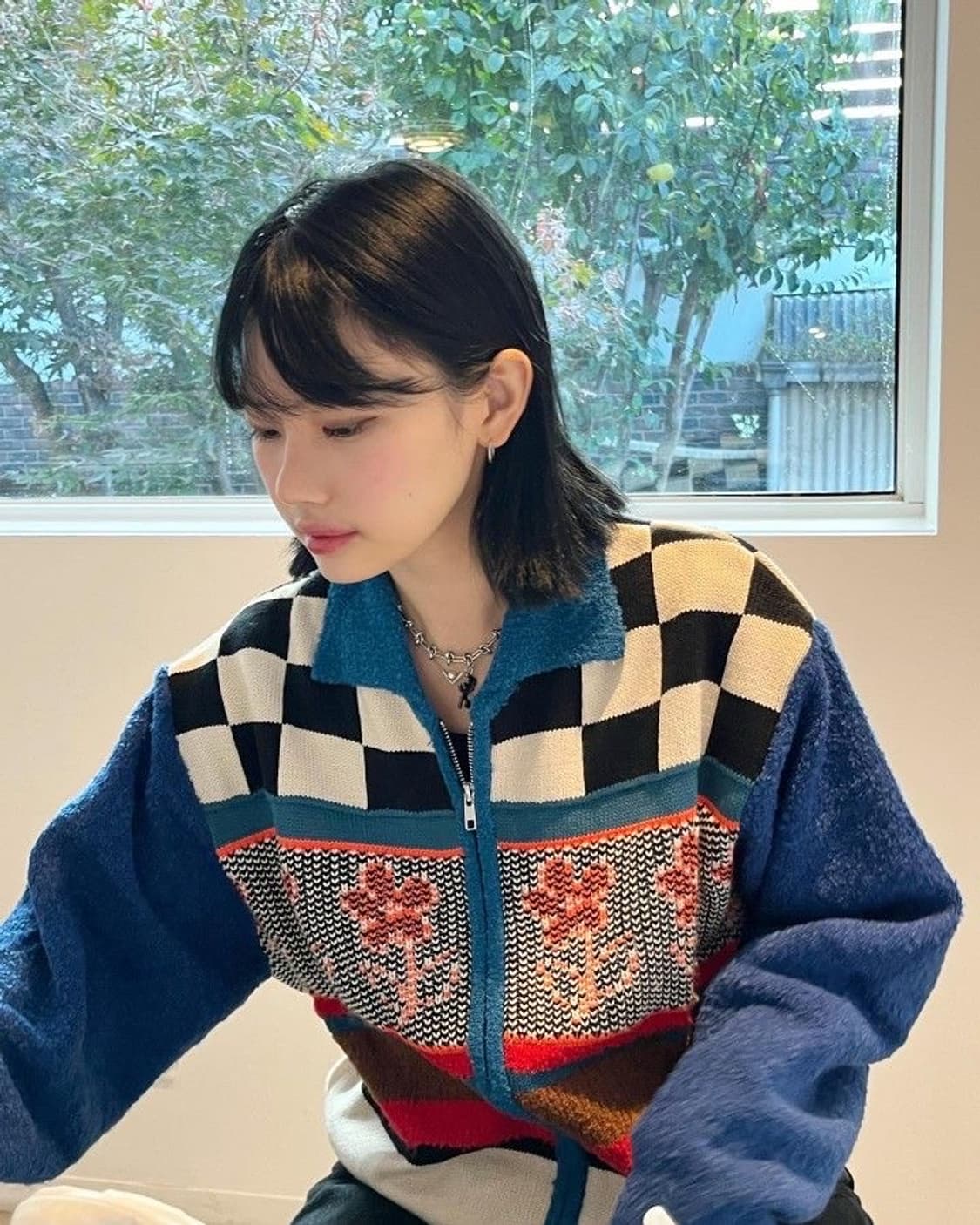 유쓰배쓰 집업가디건 상품이미지1