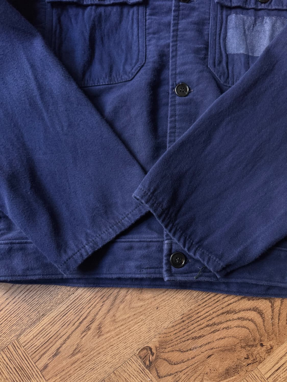 [M]90's 빈티지 트러커 타입 몰스킨 프렌치 워크자켓 상품이미지5