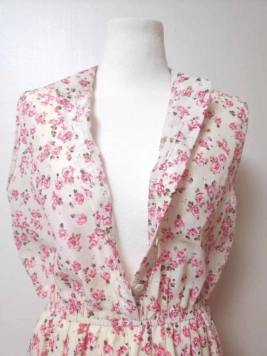 일본빈티지 플로랄 민소매원피스  상품이미지6