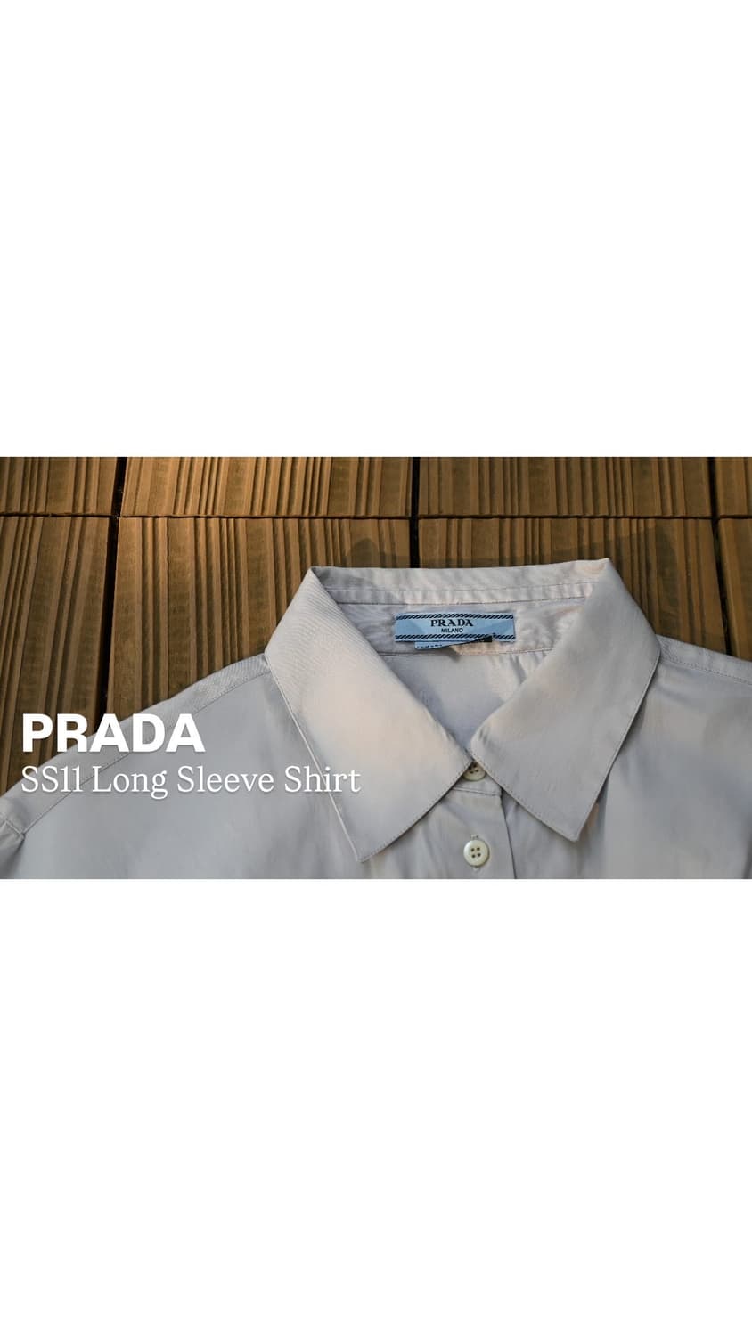 SS11 Prada Long Sleeve Shirt 상품이미지2