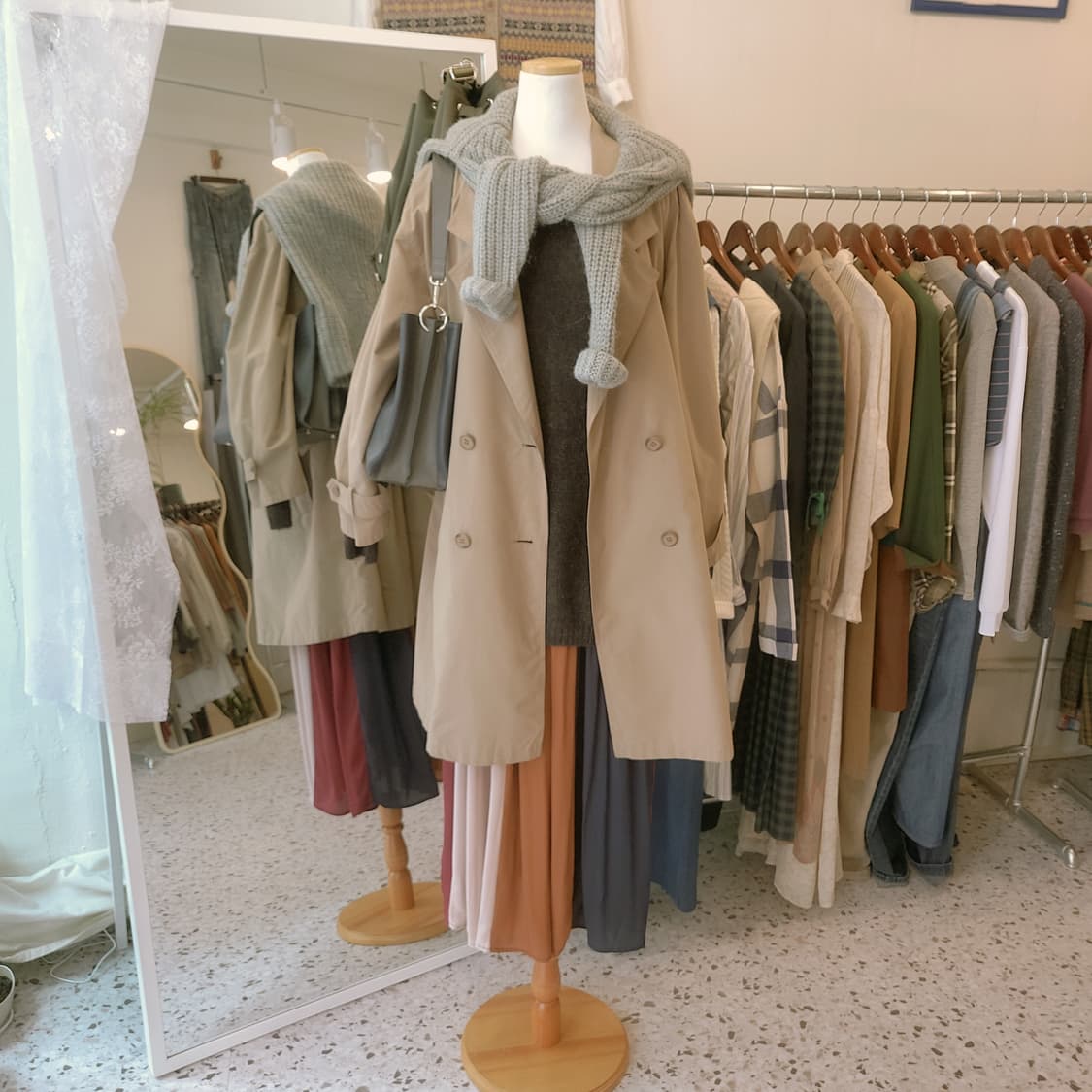 Cheap Monday 알파카 연그레이 니트 상품이미지4