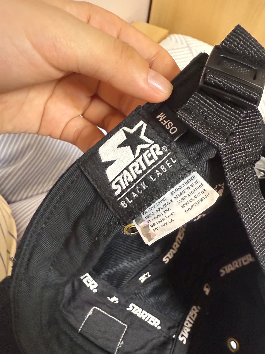 칼하트x스타터 울 블렌드 로고 캠프캡 상품이미지5