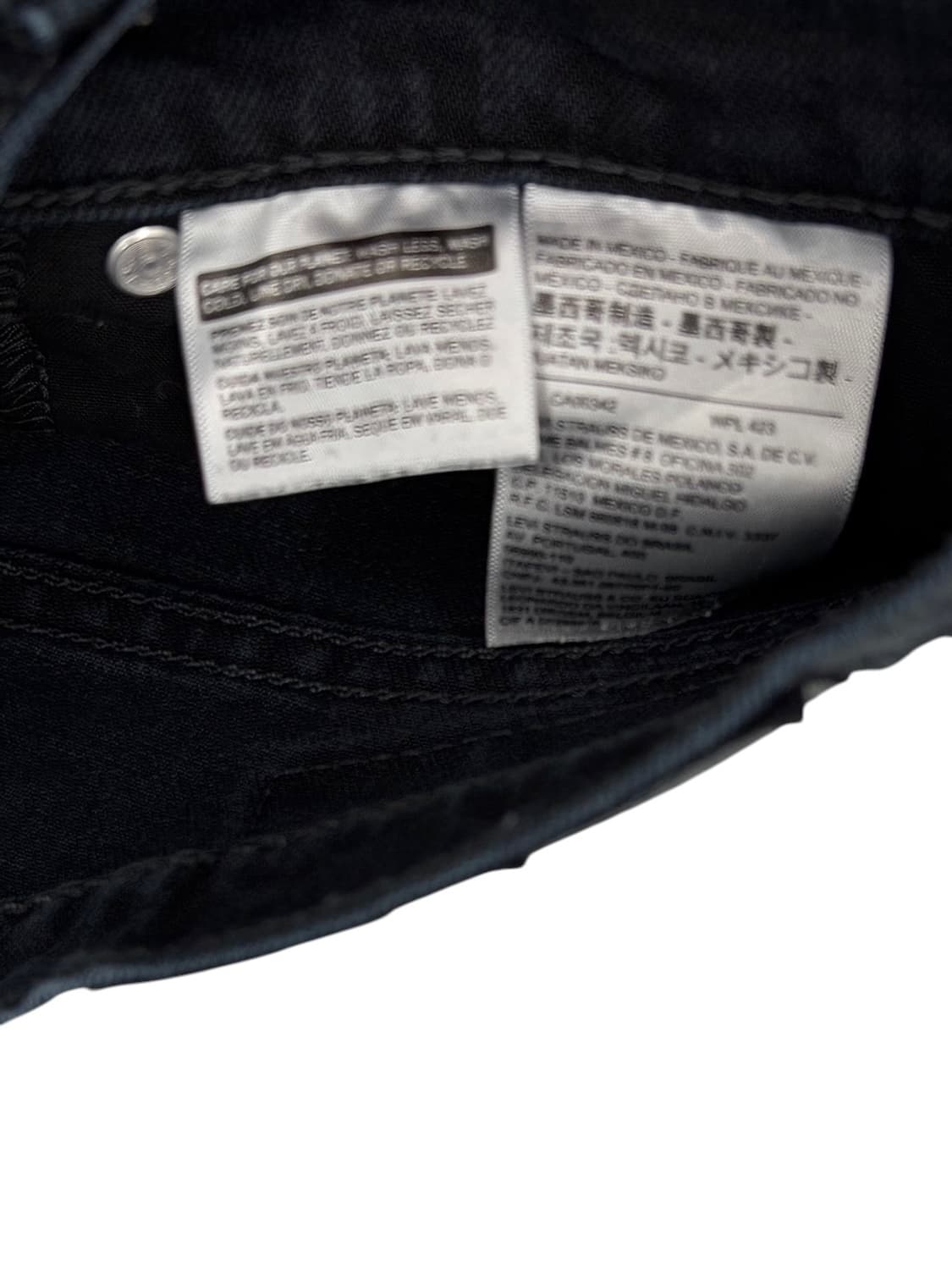 리바이스 블랙네이비 데님팬츠 (34) 상품이미지8