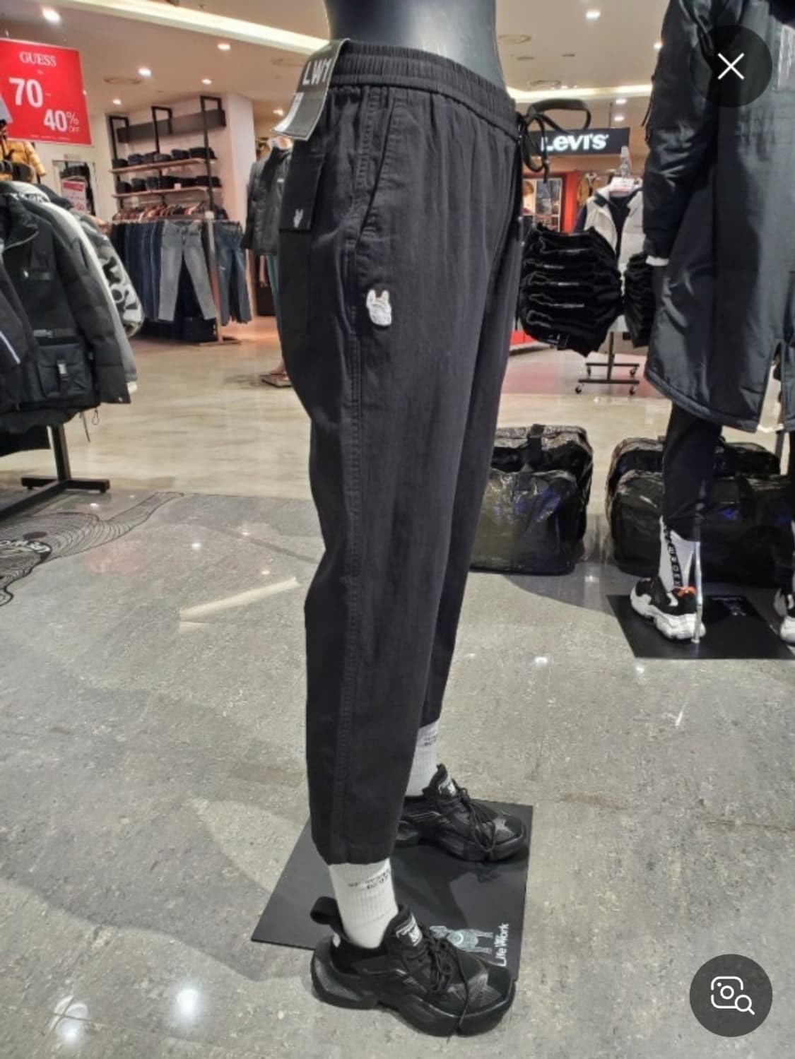 라이프워크 스트레이트 우븐 팬츠 FREE 상품이미지2