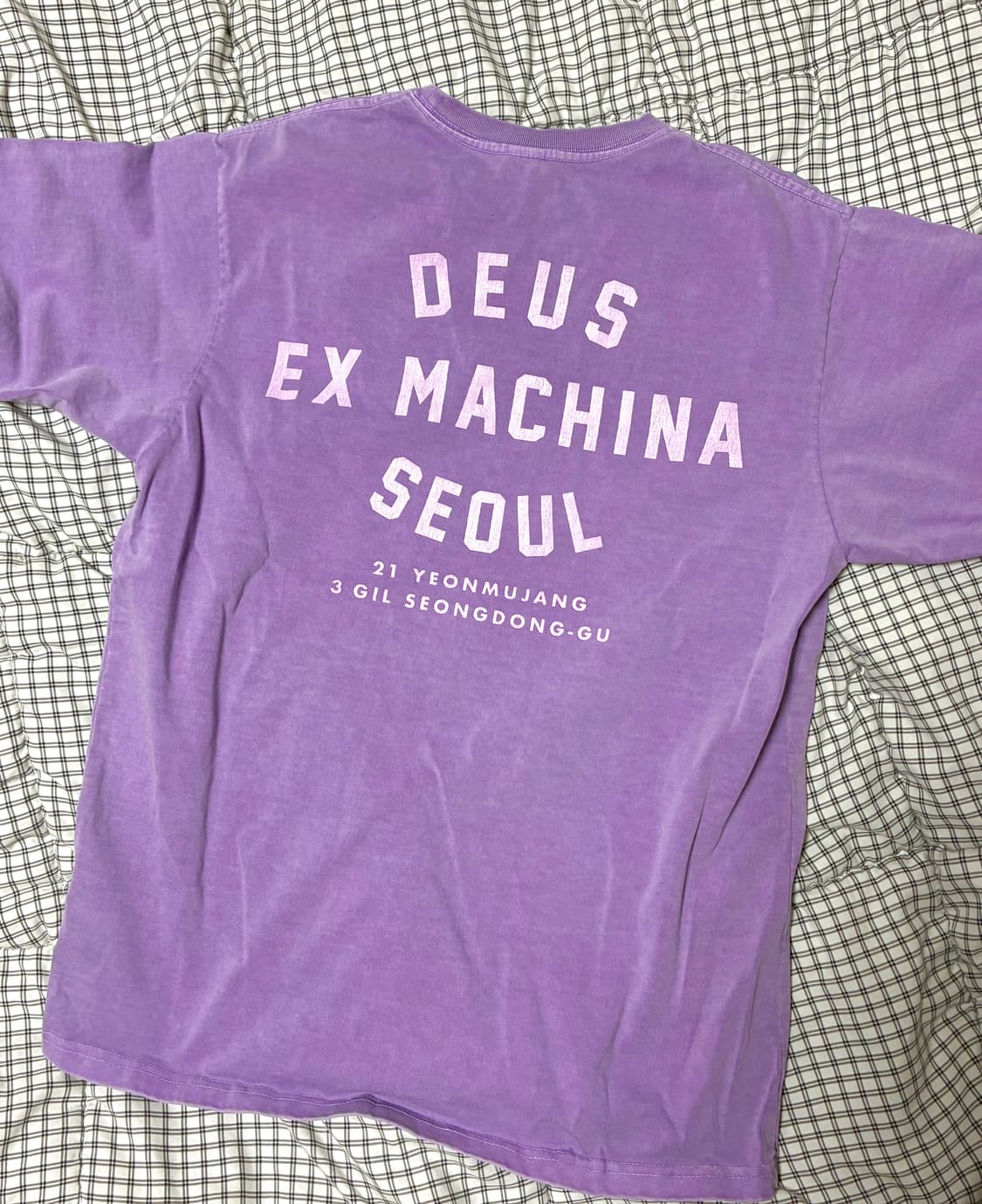 데우스 성수 반팔 티셔츠 S 상품이미지5