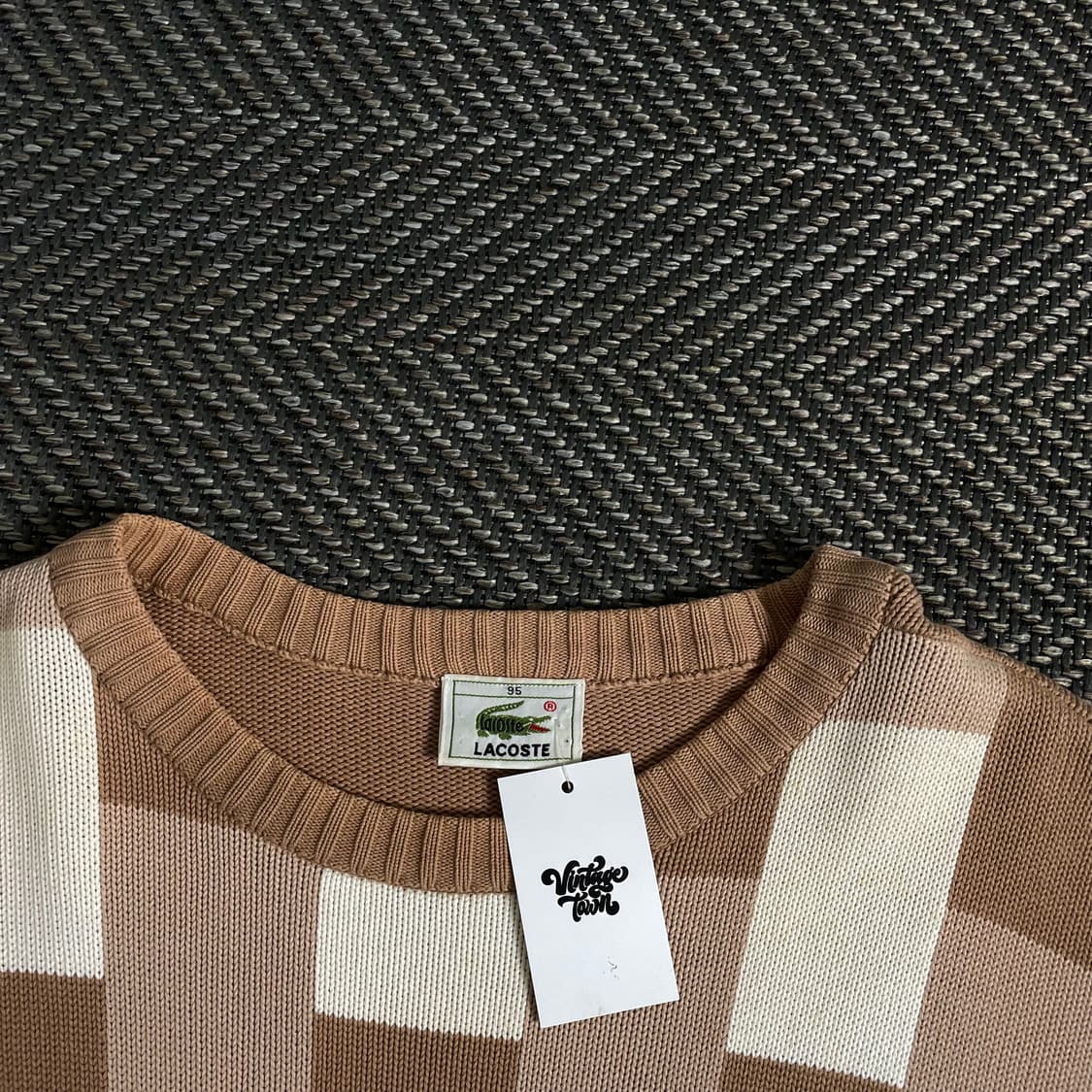 라코스테 자수로고 빈티지 패턴 니트y 3282 상품이미지6