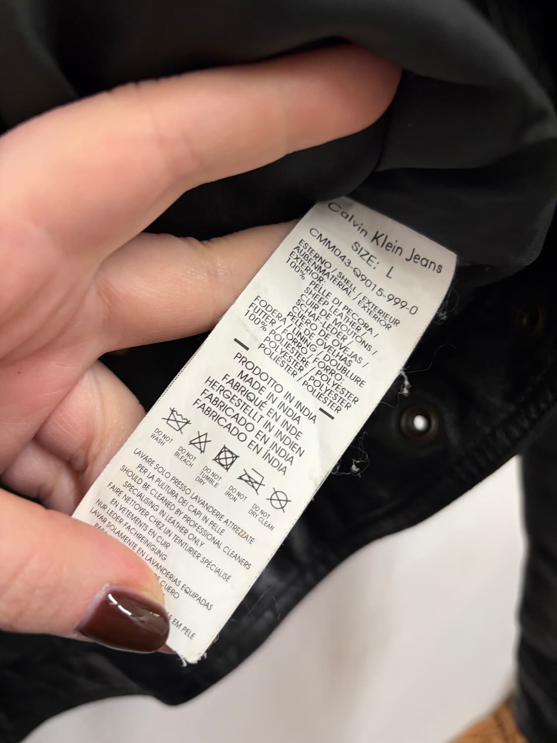 N254. CK 가죽자켓 상품이미지4