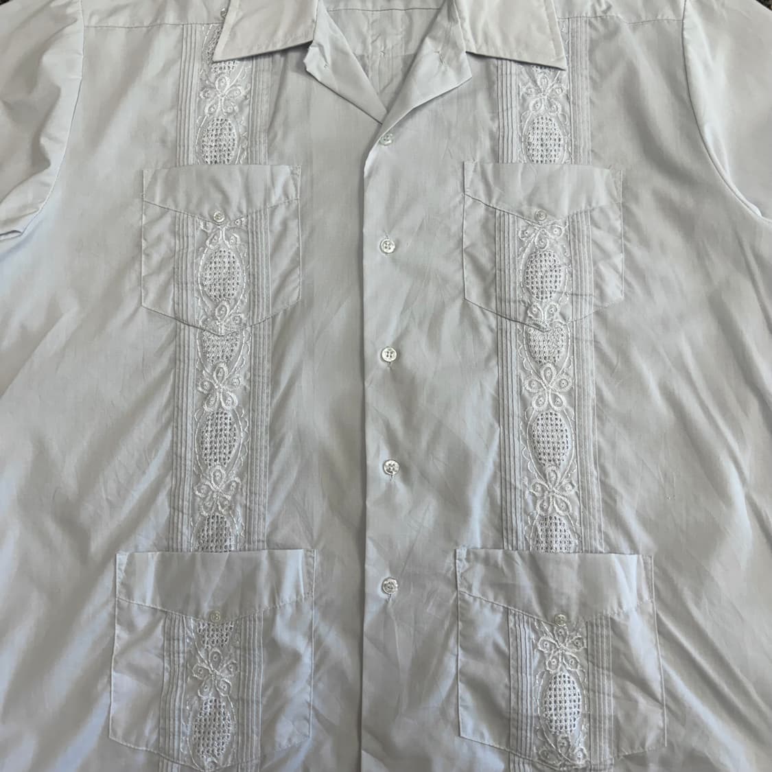 70s 빈티지 구아야베라 셔츠 (XL)   상품이미지2