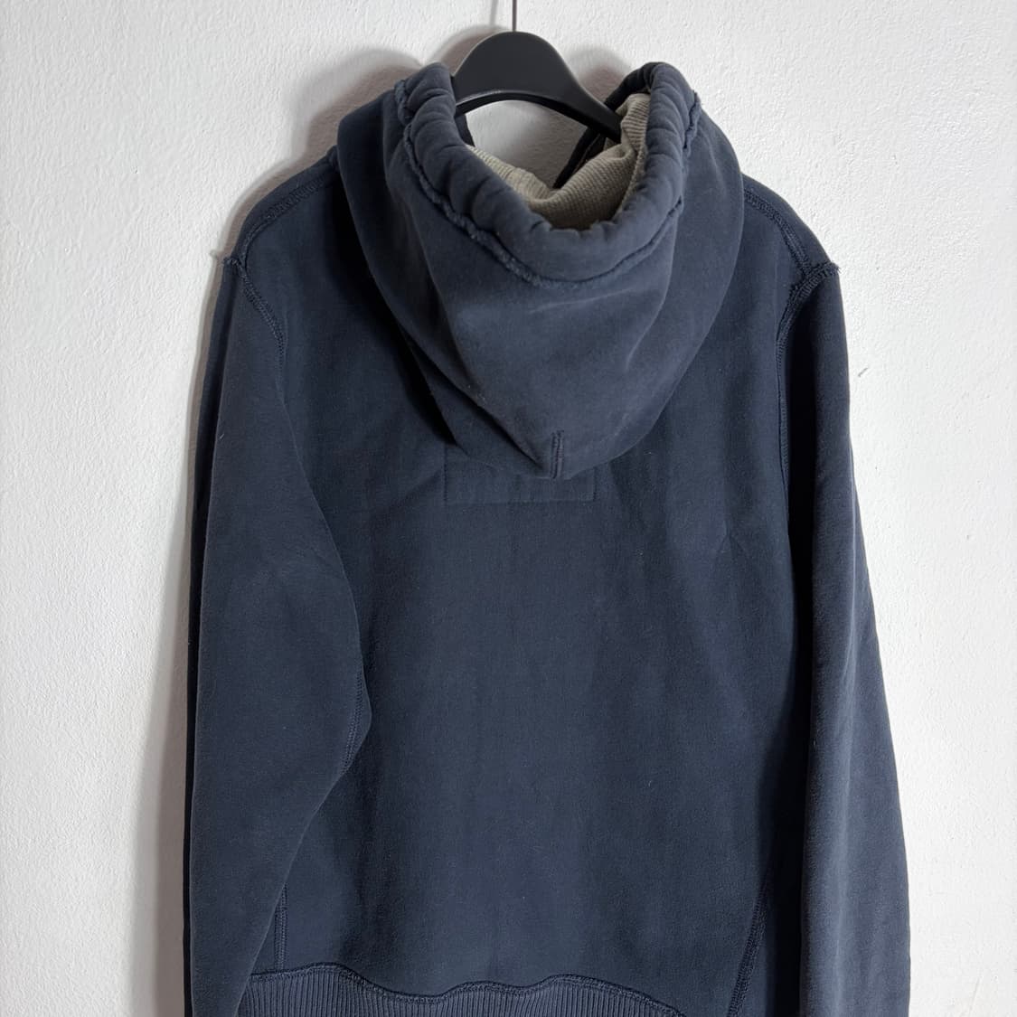 A&F 아베크롬비 로고 네이비 후드집업 NY(S) 상품이미지4