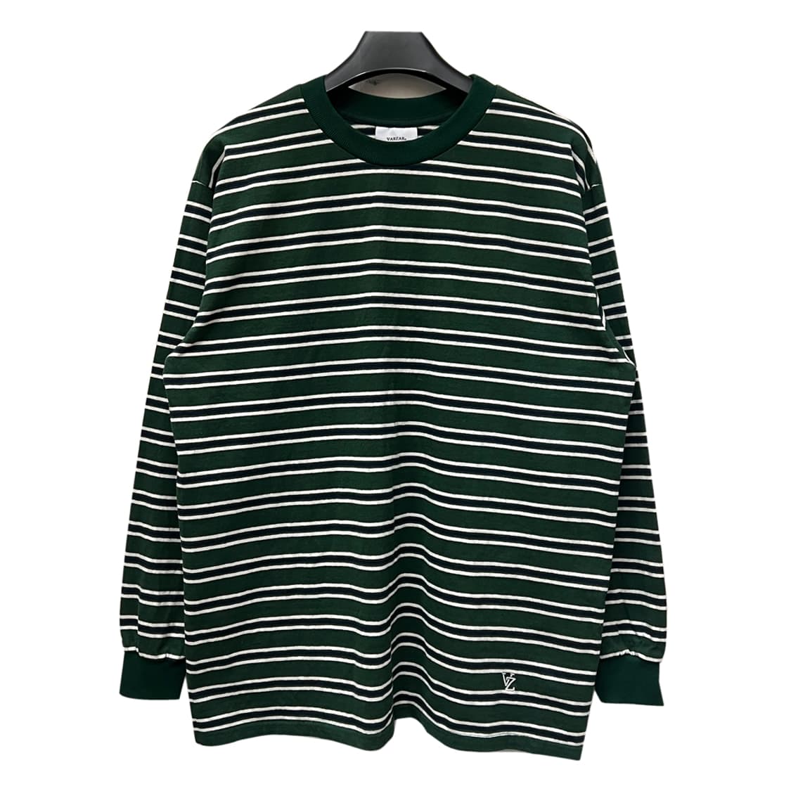 VARZAR 바잘 오버핏 보더 스트라이프 긴팔 롱슬리브 M 상품이미지1