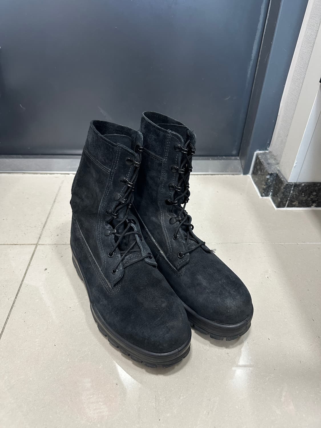 Bates US NAVY 누벅 부츠 (9.5W, 270 사이즈감) 상품이미지1