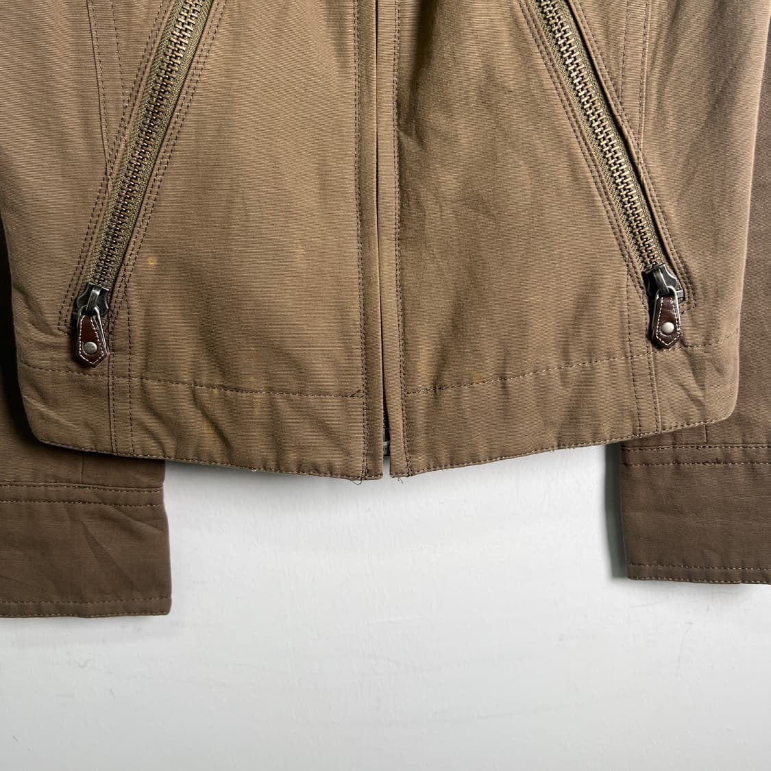 버버리 블루라벨 카키 코튼 자켓 38 상품이미지5
