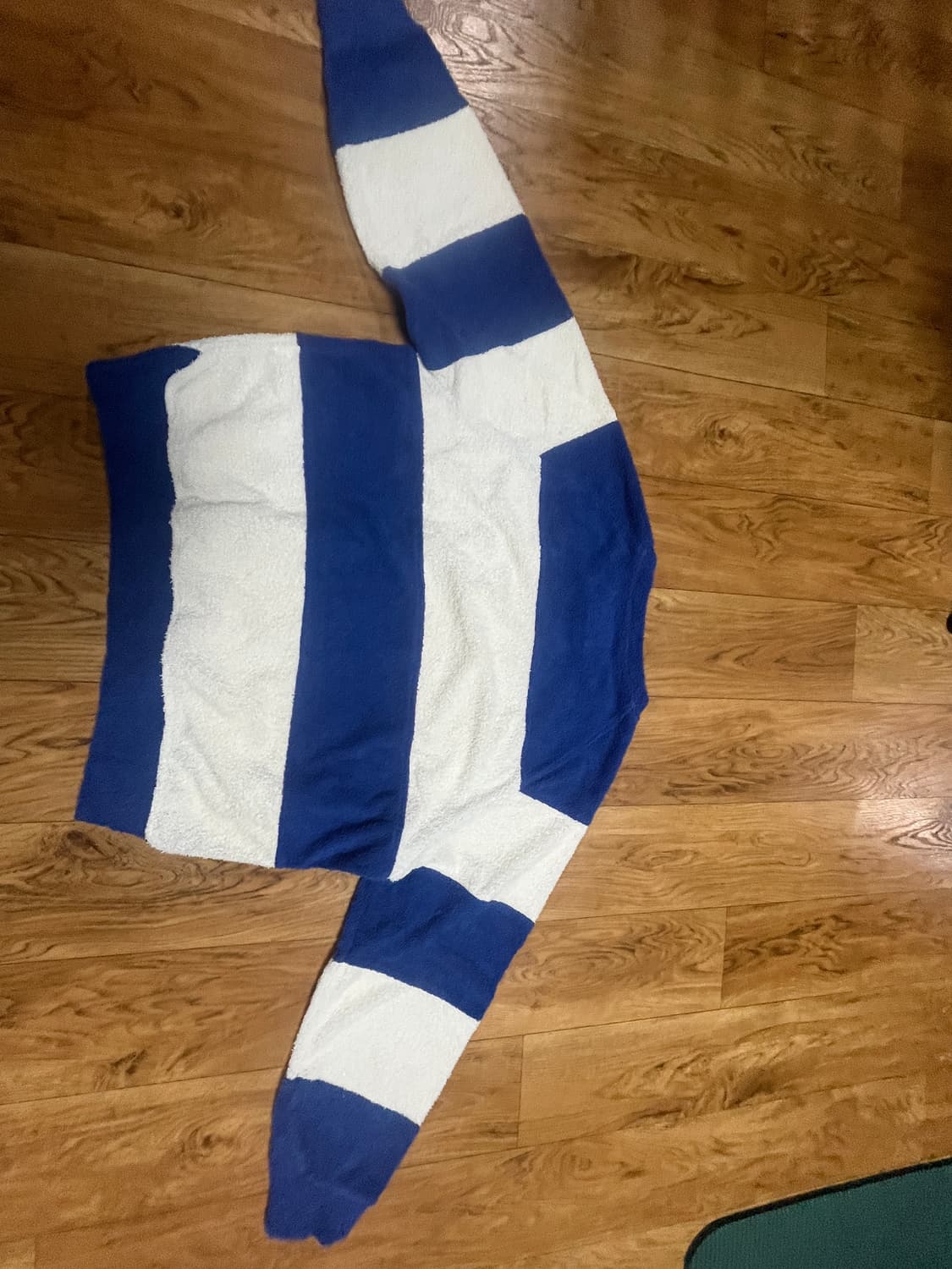 타임옴므 스트라이프 테리니트 100사이즈 팝니다. 상품이미지4