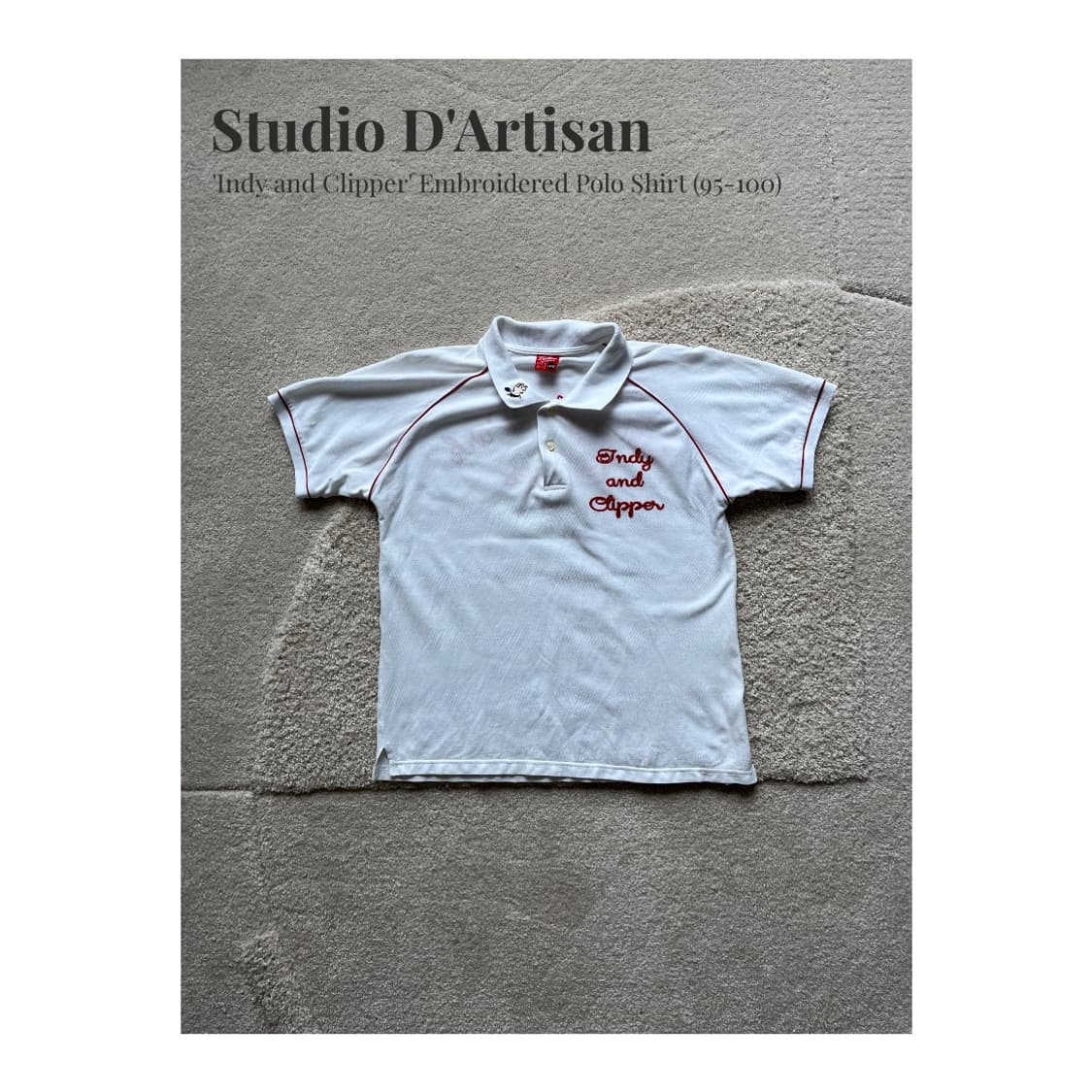 Studio D'Artisan 폴로셔츠 자수 (95-100) 상품이미지1