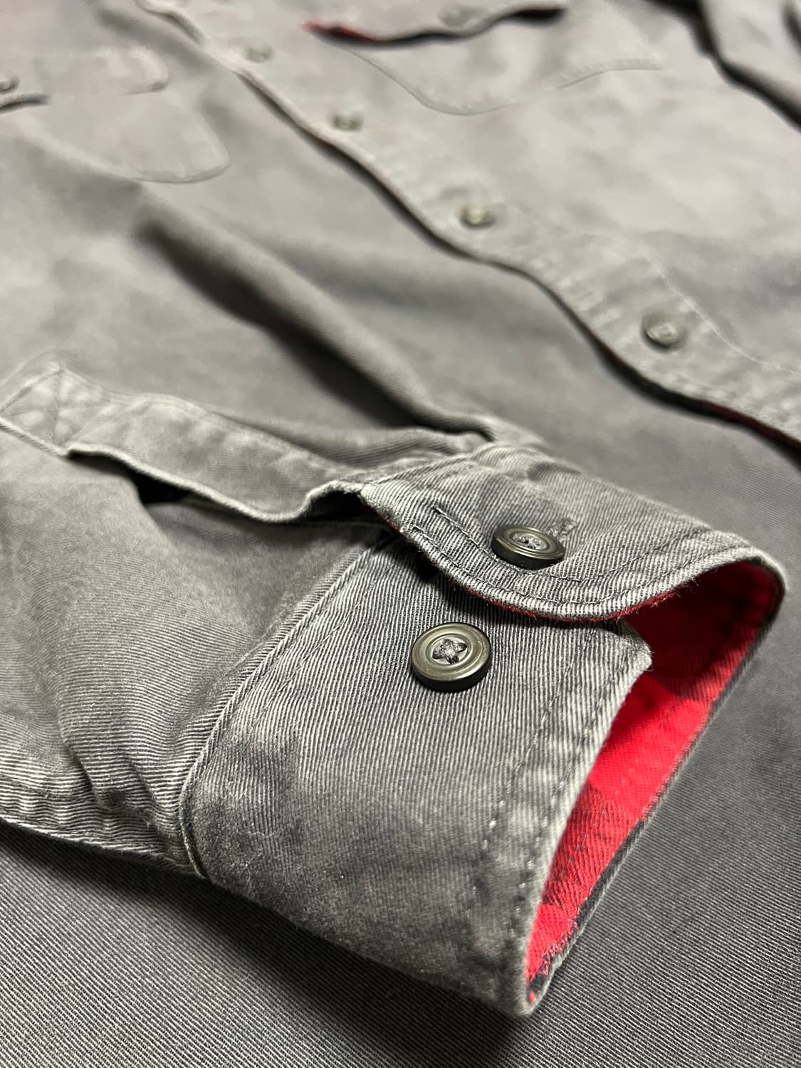 엘엘빈 블랙 셔츠 자켓 플란넬 체크 안감 XXL 상품이미지8